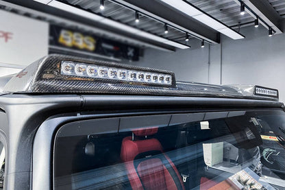 2019-2021 Mercedes Benz G-Class W464 G-Wagon BR Style Front Roof Spoiler - Carbonado
