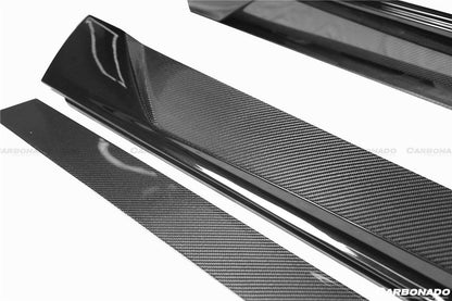 2017-2020 Mercedes Benz S63 AMG W222.2 Sedan MSY Style Side Skirts - Carbonado Aero