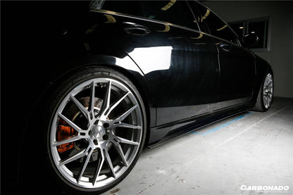 2017-2020 Mercedes Benz S63 AMG W222.2 Sedan MSY Style Side Skirts - Carbonado Aero