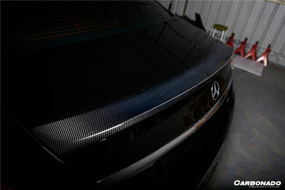 2014-2020 Mercedes Benz S63 AMG W222 Sedan MSY Style Carbon Fiber Trunk Spoiler - Carbonado Aero