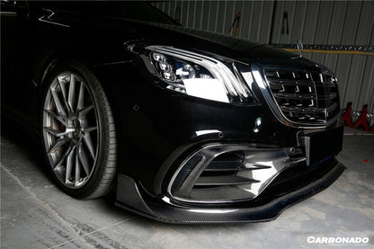 2017-2020 Mercedes Benz S63 W222 Sedan MSY Style Front Bumper Vents