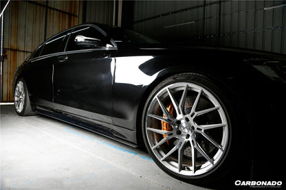 2017-2020 Mercedes Benz S63 W222 Sedan MSY Style Side Skirts