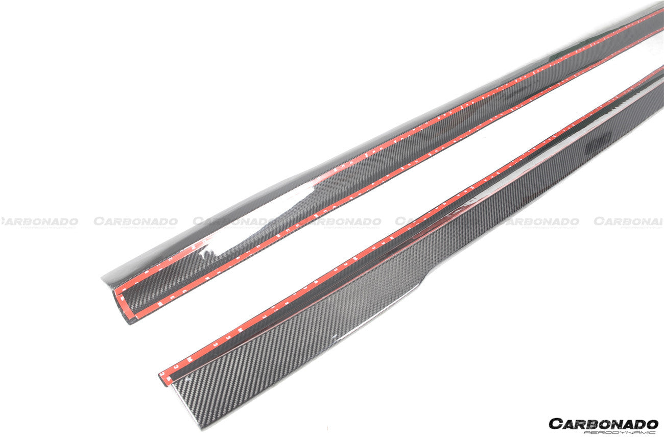 2021-UP Mercedes Benz S Class W223 Sedan MSY Style Side Skirts Under Board (Long Model)