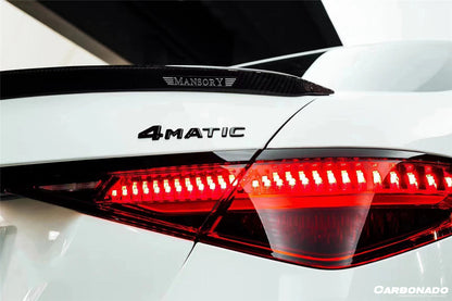 2021-UP Mercedes Benz S Class W223 Sedan MSY Style Trunk Spoiler