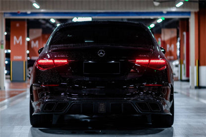 2021-UP Mercedes Benz S Class W223 Sedan MSY Style Trunk Spoiler - Carbonado Aero