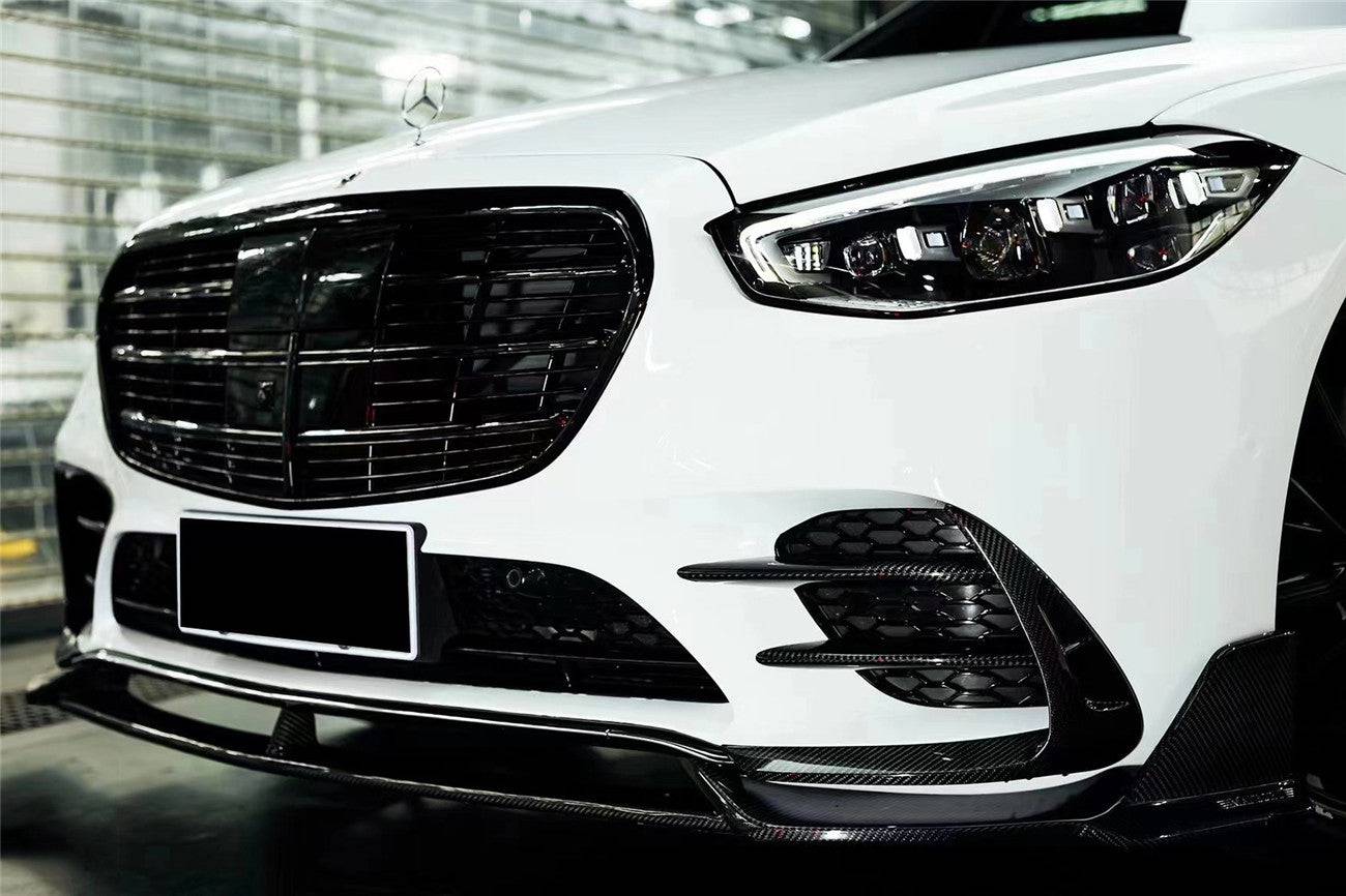2021-UP Mercedes Benz S Class W223 4Matic Sedan MSY Style Front Lip  - Carbonado