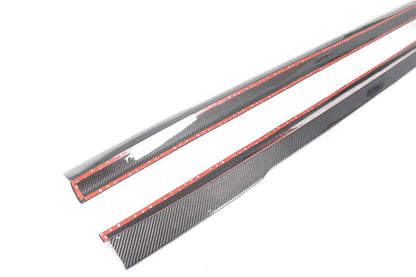 2021-UP Mercedes Benz S Class W223 Sedan MSY Style Side Skirts (Long Model) - Carbonado Aero