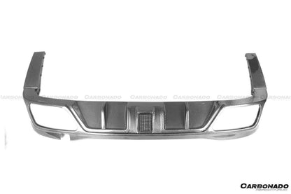 2021-UP Mercedes Benz S Class W223 4Matic Sedan MSY Style Rear Lip with LED Light And Exhaust tips - Carbonado Aero