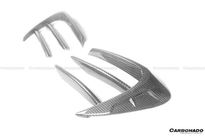 2021-UP Mercedes Benz S Class W223 4Matic Sedan MSY Style Front Bumper Vents - Carbonado Aero