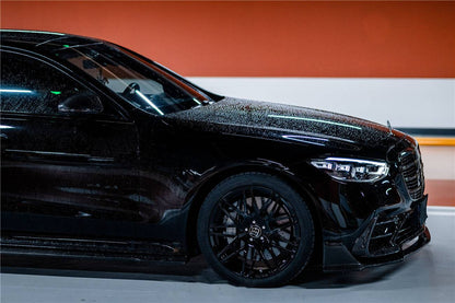 2021-UP Mercedes Benz S Class W223 Sedan MSY Style Side Skirts (Long Model) - Carbonado Aero