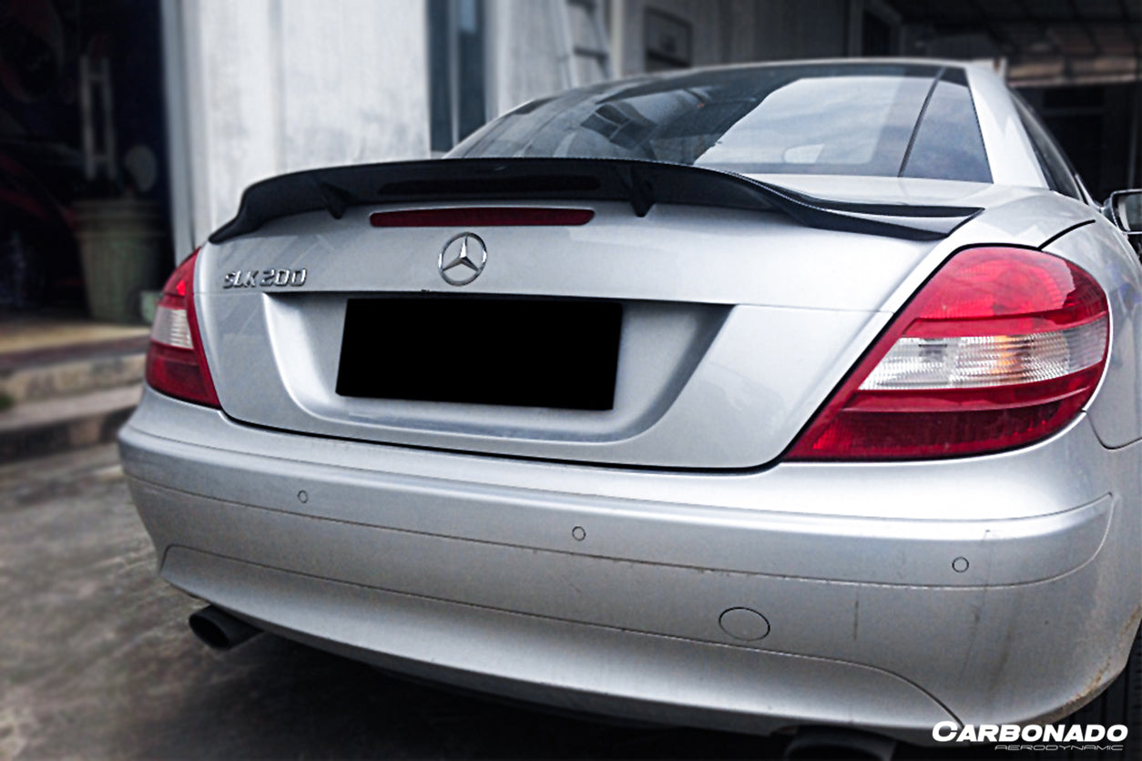 2005-2011 Mercedes Benz SLK R171 RT Style Carbon Fiber Trunk Spoiler