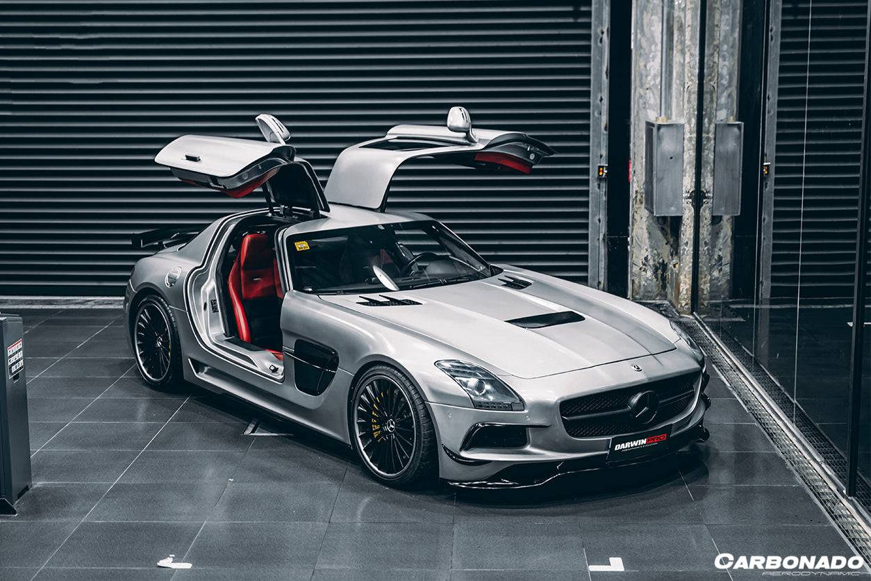 2010-2015 Mercedes Benz W197 SLS AMG BKSS Style Carbon Fiber Hood - Carbonado