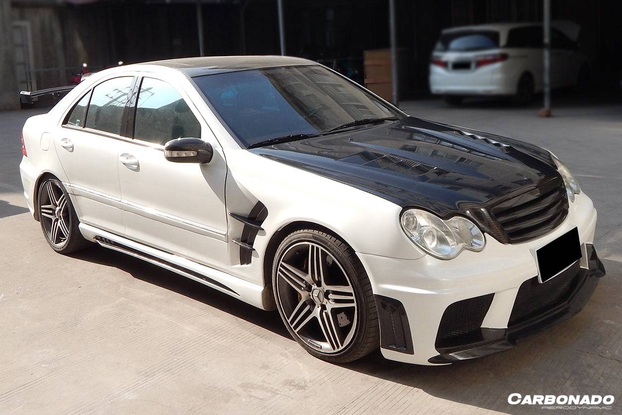 2001-2007 Mercedes Benz W203 C Class WI Style Fender - Carbonado Aero