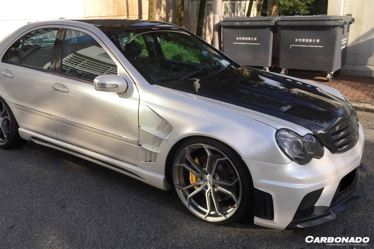 2001-2007 Mercedes Benz W203 C Class AMG3 Style Front Bumper - Carbonado