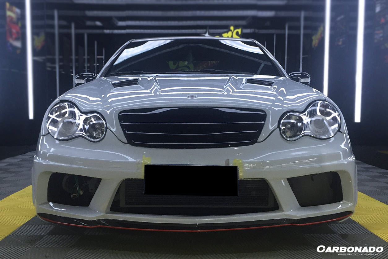 2001-2007 Mercedes Benz W203 C Class AMG3 Style Front Bumper - Carbonado Aero