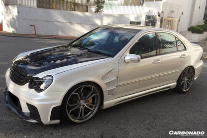 2001-2007 Mercedes Benz W203 C Class AMG3 Style Front Bumper - Carbonado Aero