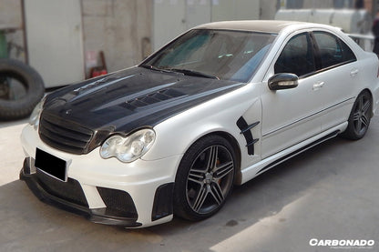 2001-2007 Mercedes Benz W203 C Class WI Style Hood - Carbonado Aero