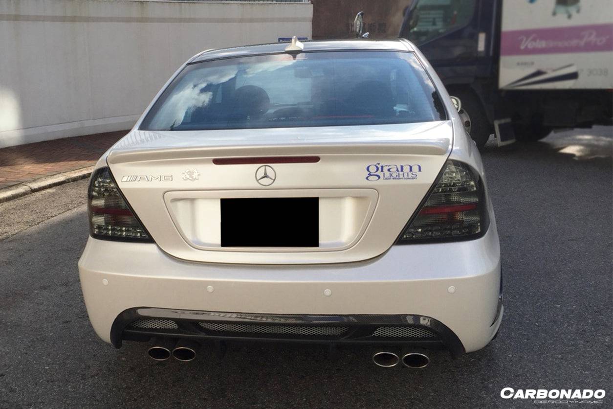 2001-2007 Mercedes Benz W203 C32 AMG C Class VRS Style Rear Bumper - Carbonado Aero
