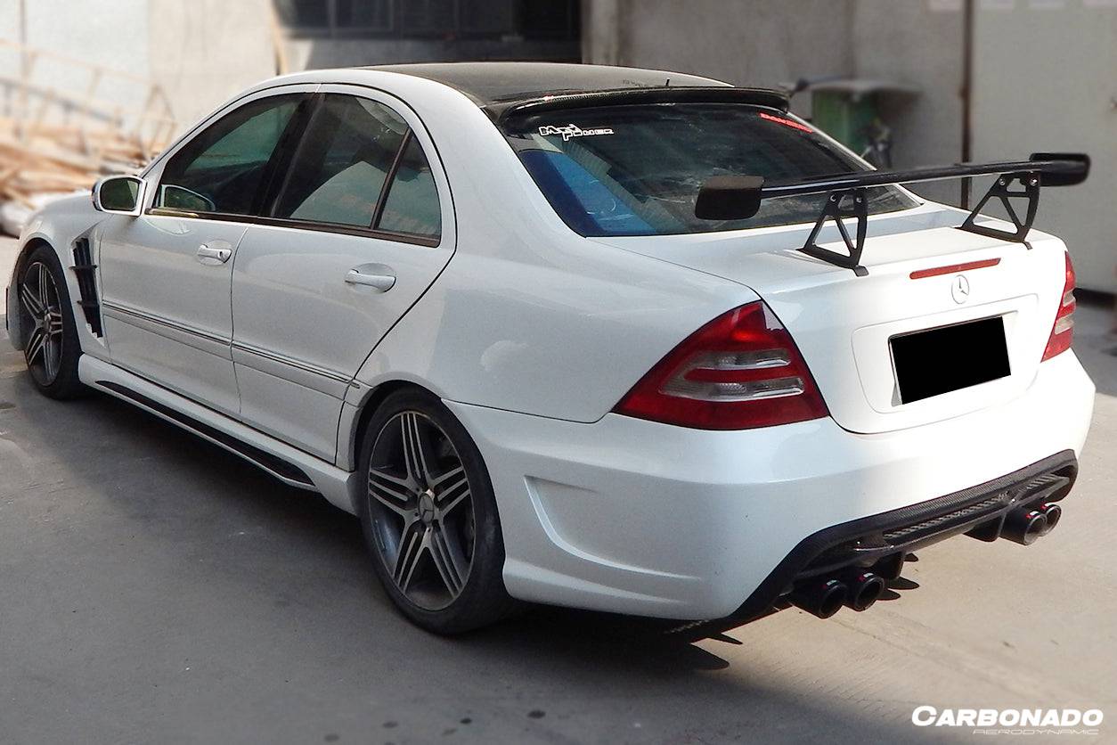 2001-2007 Mercedes Benz W203 C32 AMG C Class VRS Style Rear Bumper - Carbonado Aero