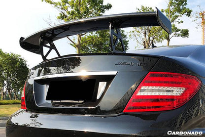 2012-2014 Mercedes Benz W204 C63 AMG C Class Coupe BK Style Trunk Spoiler - Carbonado