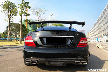2012-2014 Mercedes Benz W204 C63 AMG C Class Coupe BK Style Trunk Spoiler - Carbonado Aero