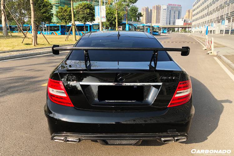 2012-2014 Mercedes Benz W204 C63 AMG C Class Coupe BK Style Trunk Spoiler - Carbonado Aero
