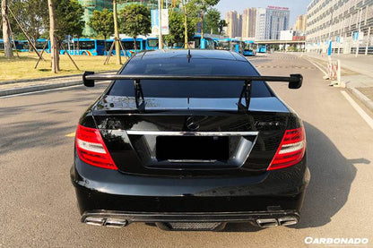 2012-2014 Mercedes Benz W204 C63 AMG C Class Coupe BK Style Trunk Spoiler - Carbonado Aero