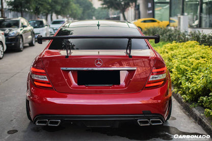 2012-2014 Mercedes Benz W204 C63 AMG C Class Coupe BK Style Trunk Spoiler - Carbonado Aero