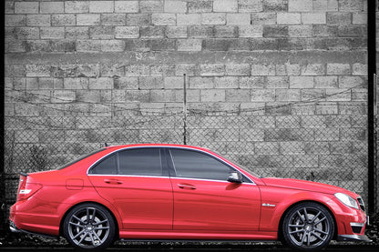 2008-2014 Mercedes Benz W204 C63 AMG RZ Style Carbon Fiber Side Skirts