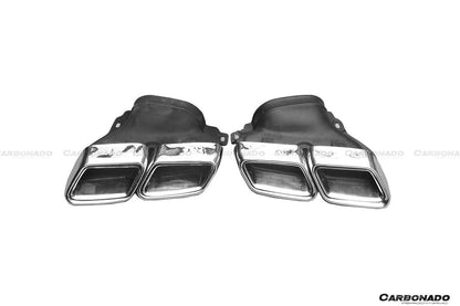 2008-2011 Mercedes Benz W204 C63 AMG BK Style Rear Bumper - Carbonado Aero