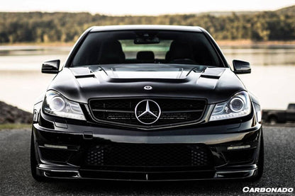 2012-2014 Mercedes Benz W204 C63 AMG VS Style Carbon Fiber Front Lip - Carbonado Aero