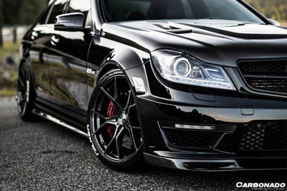 2012-2014 Mercedes Benz W204 C63 AMG VS Style Carbon Fiber Front Lip - Carbonado Aero