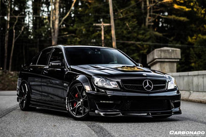 2012-2014 Mercedes Benz W204 C63 AMG VS Style Carbon Fiber Front Lip - Carbonado Aero