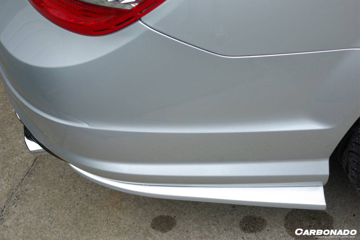 2012-2014 Mercedes Benz W204 C63 AMG RZS Style Carbon Fiber Rear Bumper Caps - Carbonado Aero