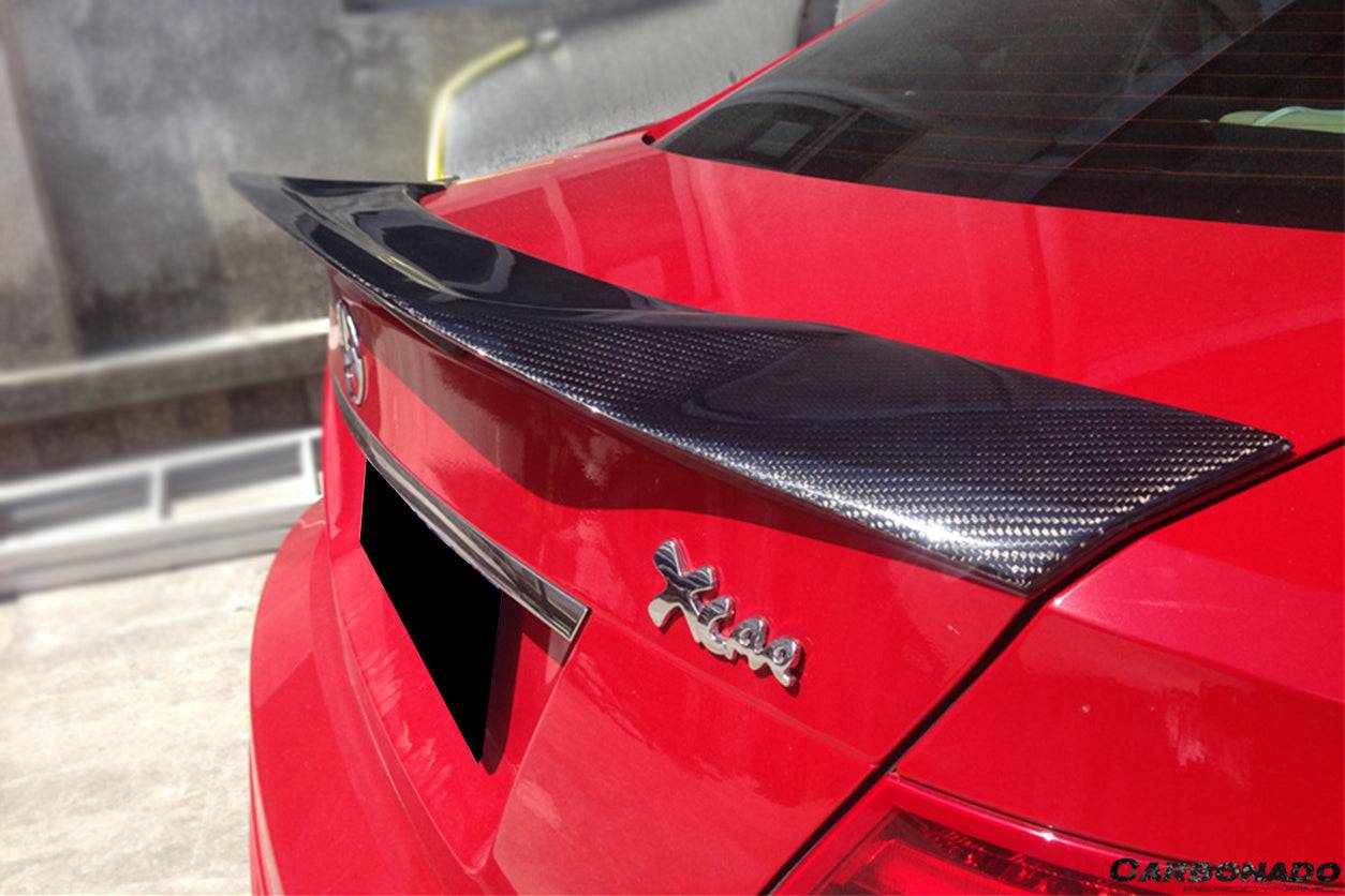 Mercedes Benz W204 C Class/ C63 AMG Coupe RT Style Carbon Fiber Trunk Spoiler - Carbonado Aero