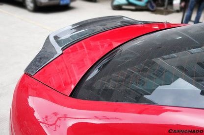 Mercedes Benz W204 C Class/ C63 AMG Coupe RT Style Carbon Fiber Trunk Spoiler - Carbonado Aero