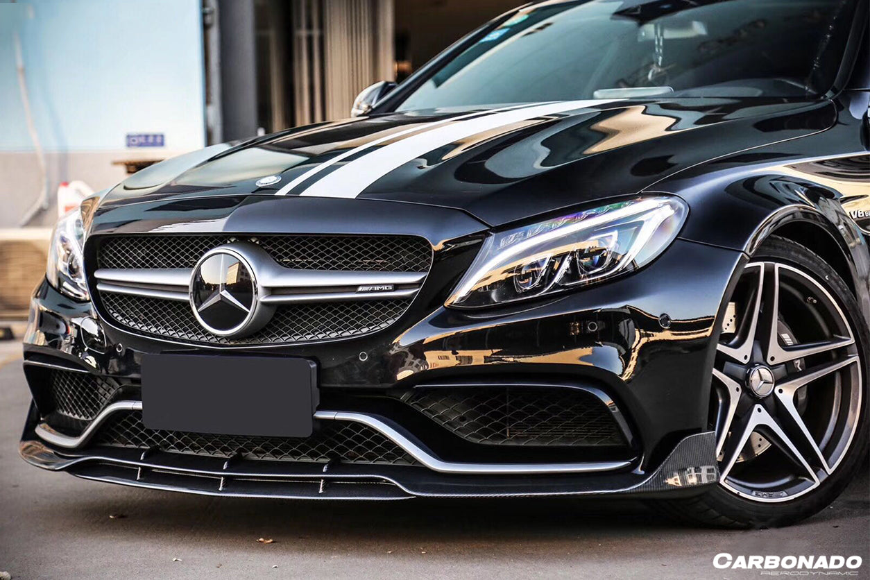 2015-2021 Mercedes Benz W205 C63 & S AMG Coupe BR Style Front Lip