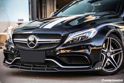 2015-2021 Mercedes Benz W205 C63 & S AMG Coupe BR Style Front Lip