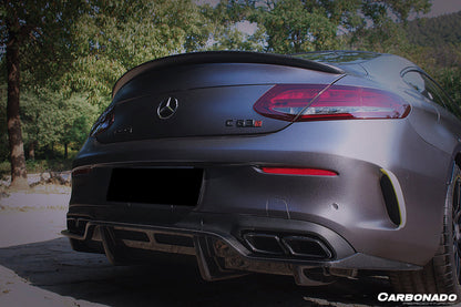 2015-2018 Mercedes Benz W205 C63 S AMG Coupe PS Style Rear Diffuser