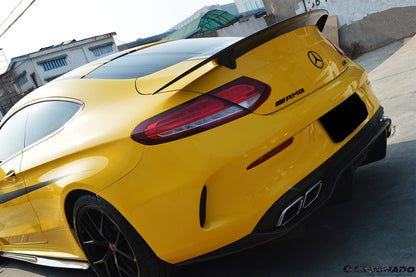 2015-2018 Mercedes Benz W205 C63 S AMG Coupe PS Style Rear Diffuser