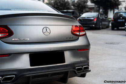 2015-2018 Mercedes Benz W205 C63 S AMG Coupe PS Style Rear Diffuser