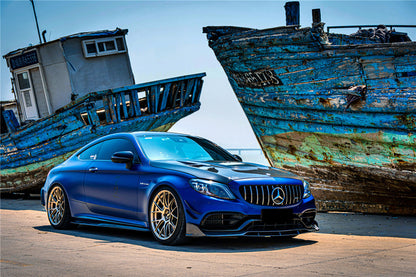 2015-2021 Mercedes Benz C-Class W205 Coupe PS Style Side Skirts