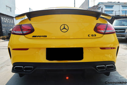 2015-2018 Mercedes Benz W205 C63/S AMG Coupe PS Style Rear Diffuser - Carbonado Aero