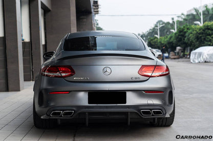 2015-2018 Mercedes Benz W205 C63/S AMG Coupe PS Style Rear Diffuser - Carbonado Aero