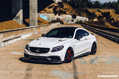 2015-2021 Mercedes Benz W205 C63/S AMG Sedan/Coupe BKSS Style Hood - Carbonado Aero