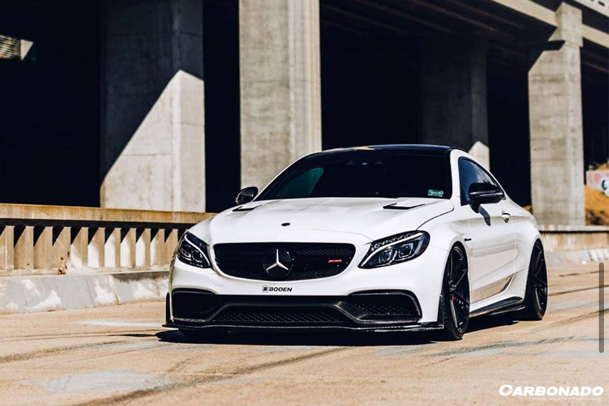 2015-2021 Mercedes Benz W205 C63/S AMG Sedan/Coupe BKSS Style Hood - Carbonado Aero