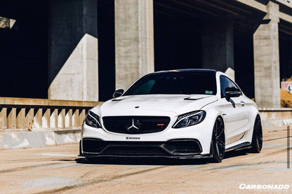 2015-2021 Mercedes Benz W205 C63/S AMG Sedan/Coupe BKSS Style Hood - Carbonado Aero