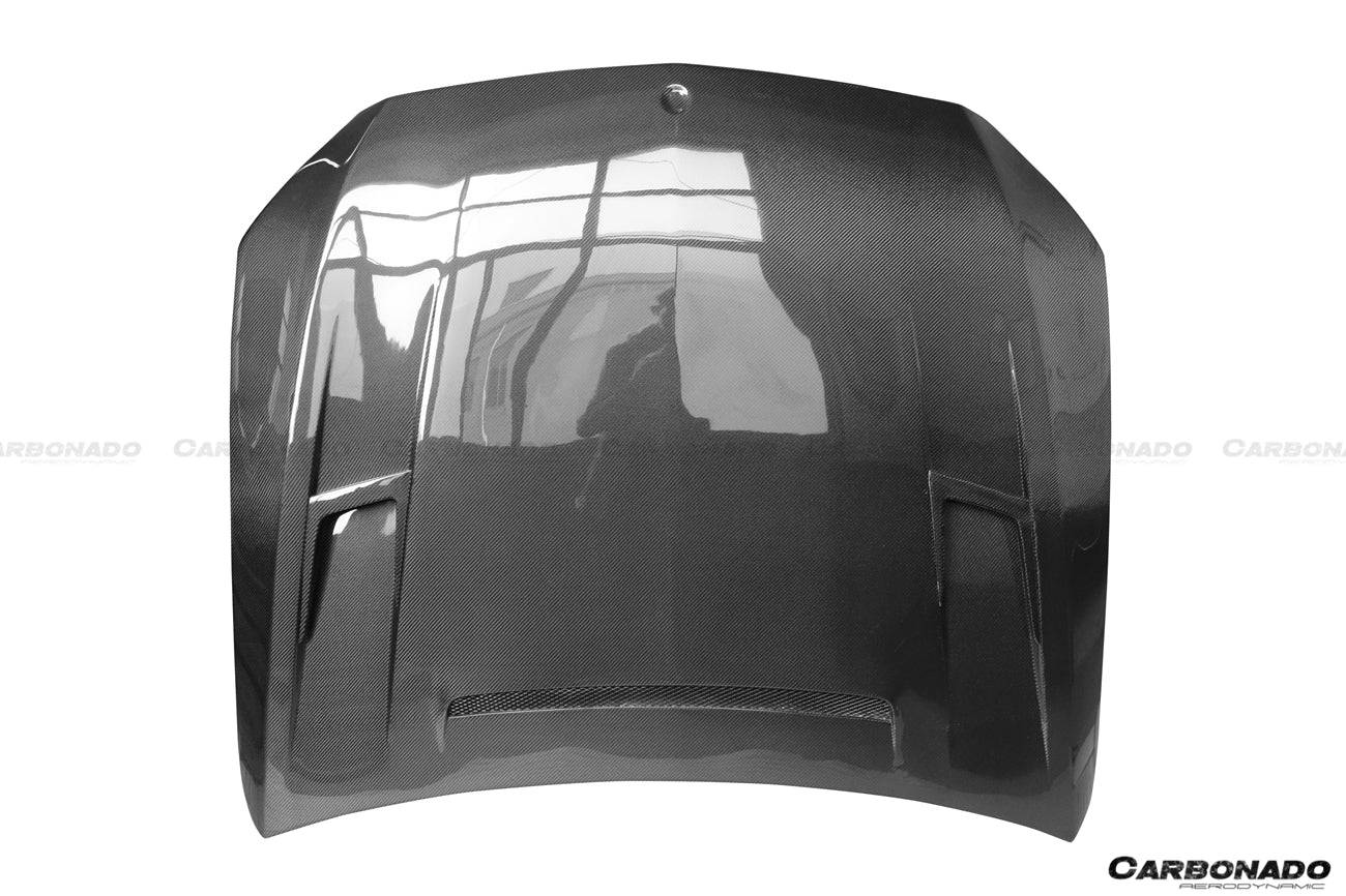 2015-2021 Mercedes Benz W205 C63/S AMG Sedan/Coupe BKSS Style Hood - Carbonado Aero