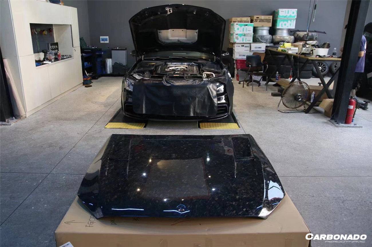 2015-2021 Mercedes Benz W205 C63/S AMG Sedan/Coupe BKSS Style Hood - Carbonado Aero