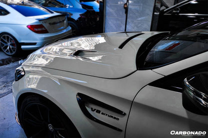 2015-2021 Mercedes Benz W205 C63/S AMG Sedan/Coupe BKSS Style Hood - Carbonado Aero